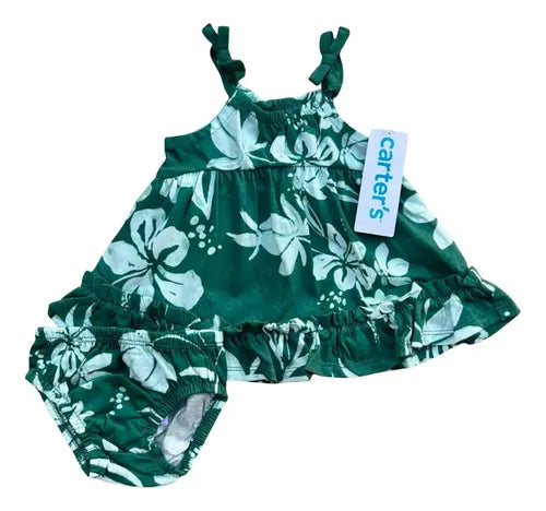 Vestido Carter's com Calcinha 18 Meses | Conjunto Infantil Feminino