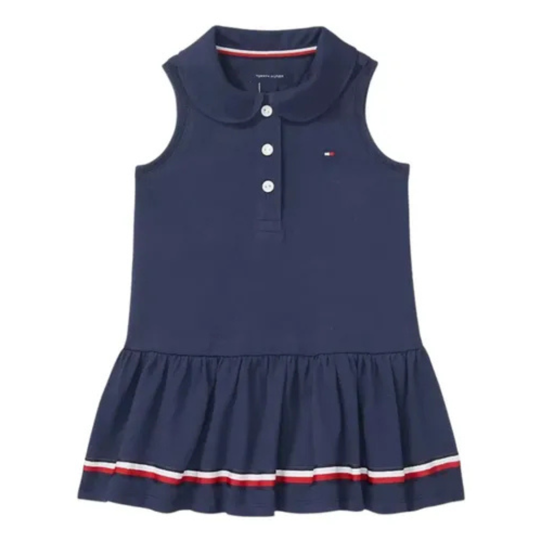 Vestido Tommy Hilfiger Infantil 2–3 Anos | Elegância e Conforto