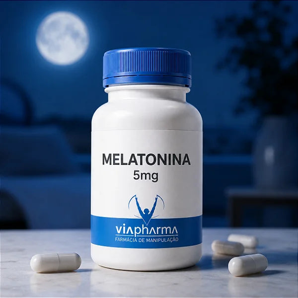 Melatonina 5mg para Adultos | Suplemento Alimentar
