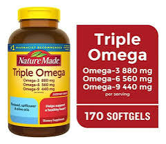 Triple Omega 3-6-9 180 Cápsulas | Suplemento Alimentar
